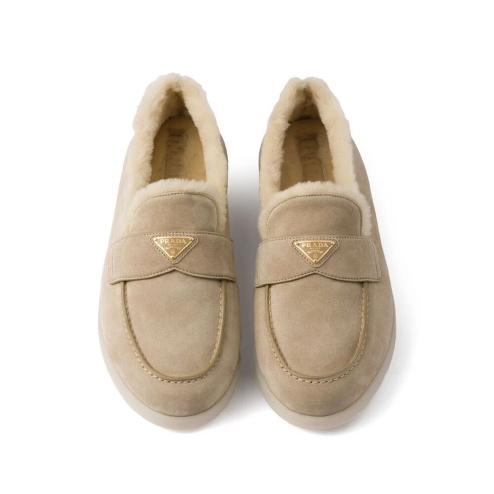 Prada Neutrals Loafers Men - Picture 5 of 5